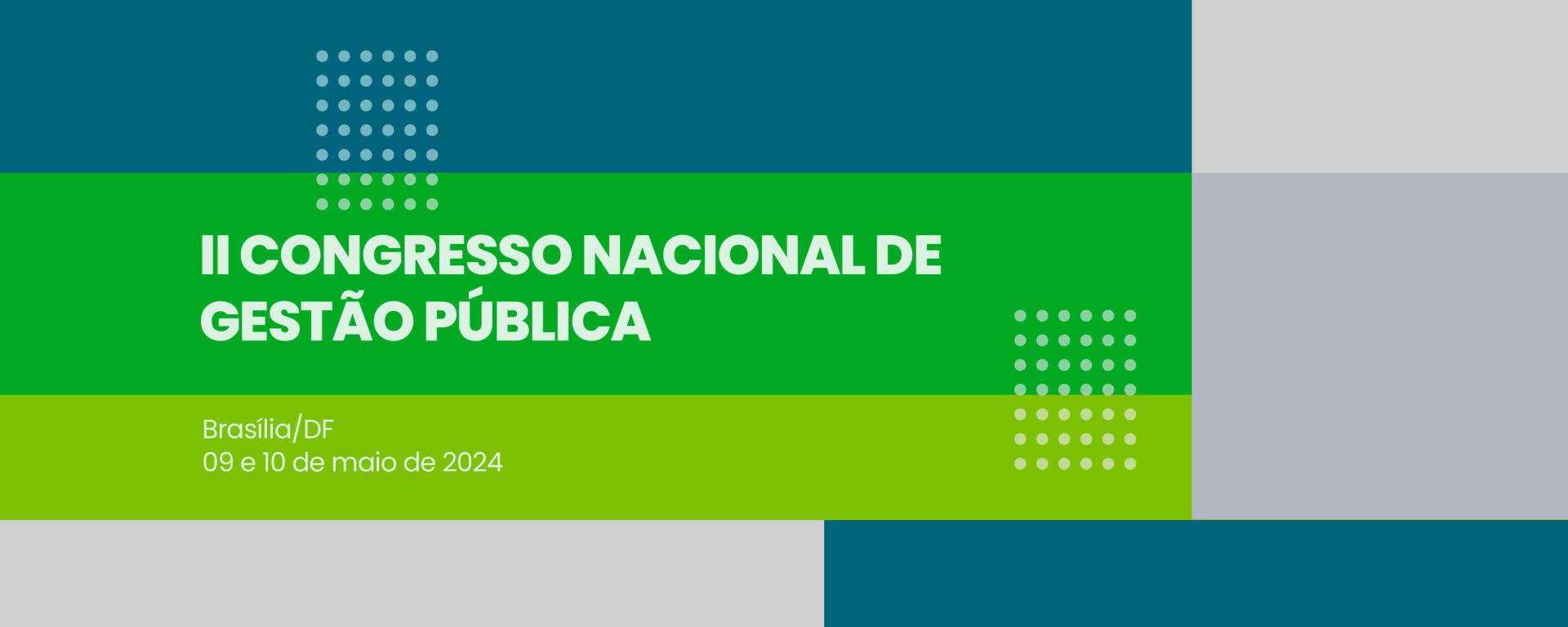 II Congresso Nacional de Gestão Pública